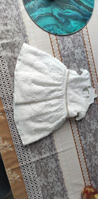 Sukienka do chrztu dla dziewczynki 62