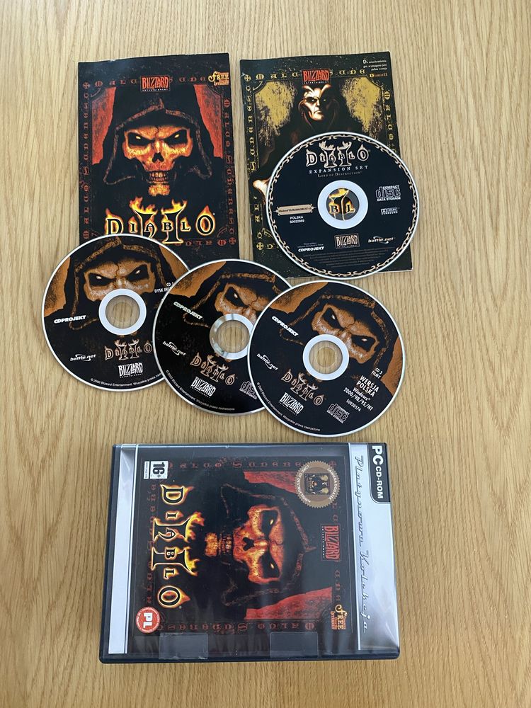 Diablo II +Lord of destruction PC cd-rom
