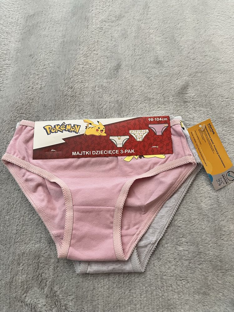 3x majtki dziecięce Pokemon Pikachu 98-104