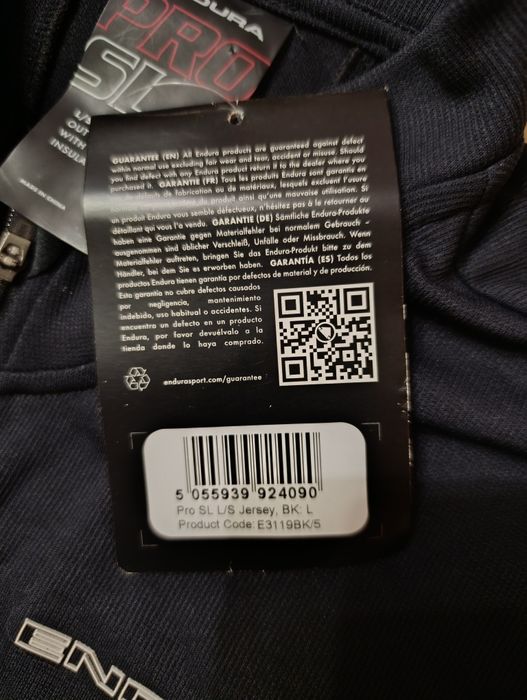 Оригинальная вело куртка Джерси Endura Pro SL р.L