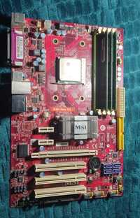 Płyta główna K9N Neo V3 Sprawna z procesorem i ramem