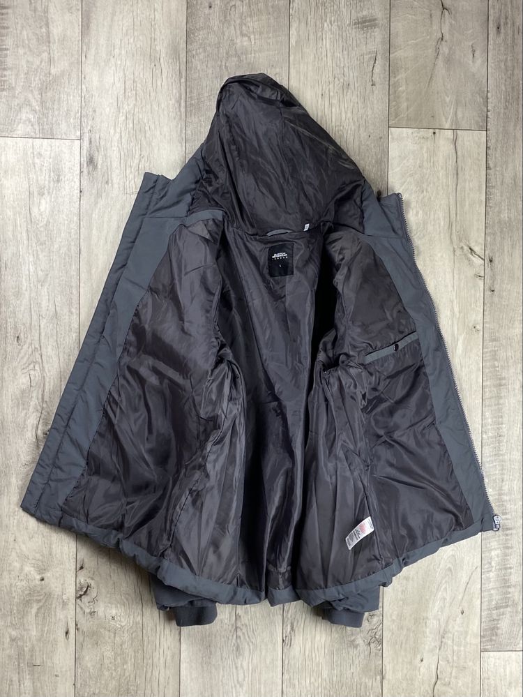 Burton menswear london куртка L размер стёганая серая оригинал