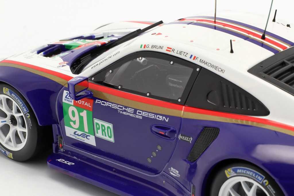 Model 1:18 Ixo Porsche 911 (991) RSR #91 24h LeMans 2018 Makowiecki