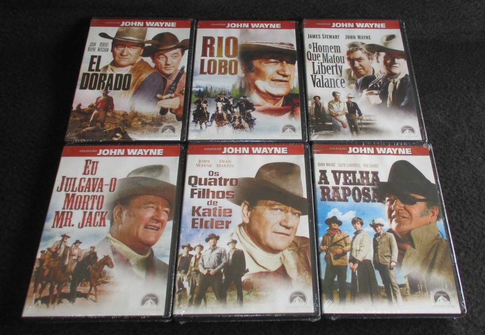 Colecção John Wayne Westerns DVD NOVO SELADO