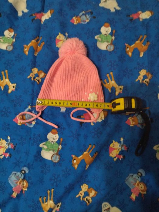 Шапки дитячі для дівчаток весняні ,осінні від 0-до 6 місяців