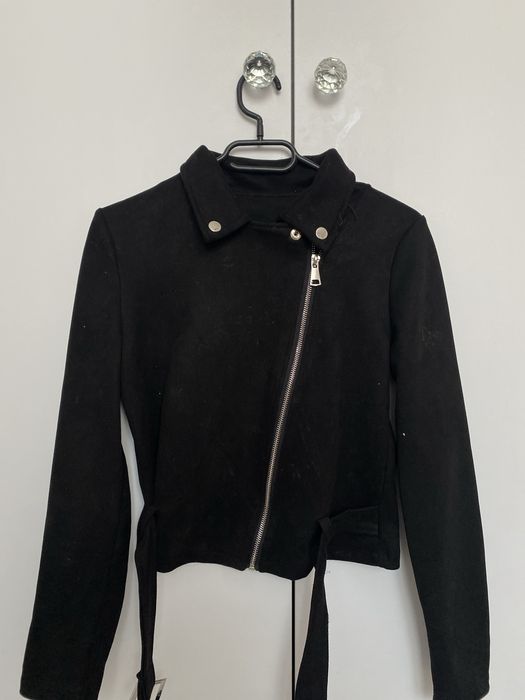 zamszowy żakiet rozmiar s