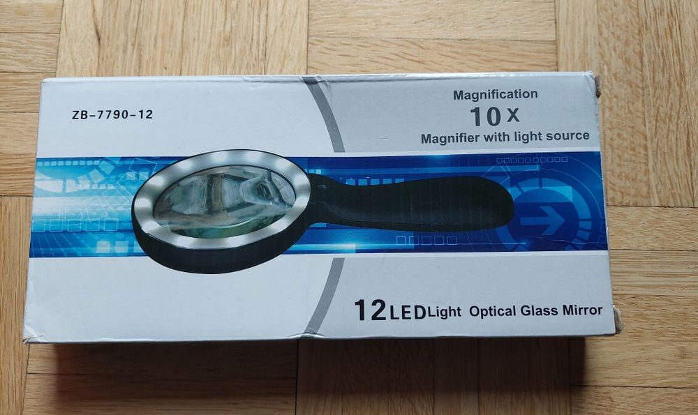 Lupa podświetlana 10x