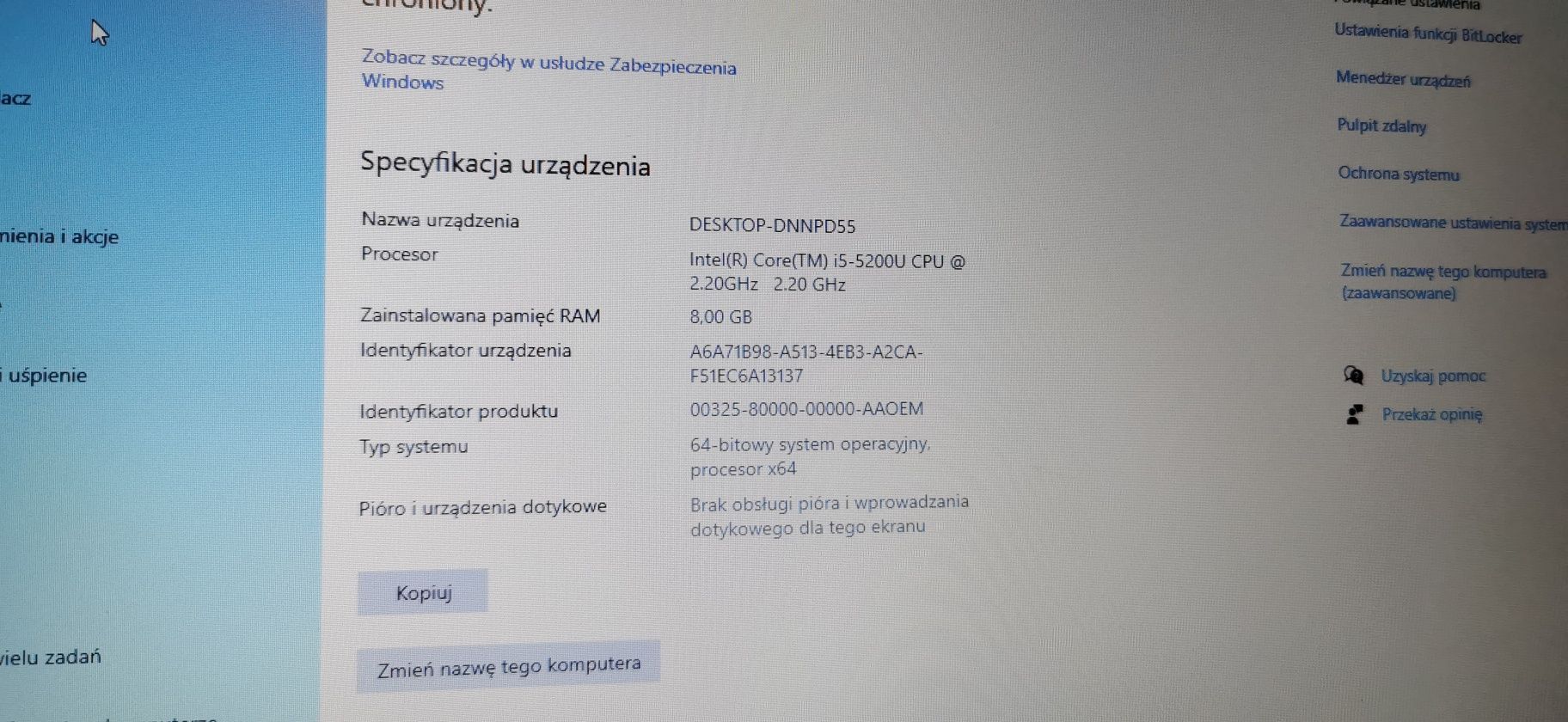 Laptop Medion Akoya P6657 (lenovo)