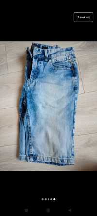 Krótkie spodenki męskie Szorty jeans W29 M