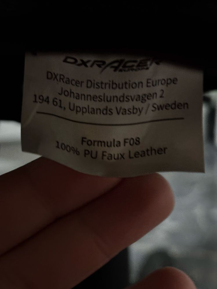 Cadeira gaming dxracer formula f08