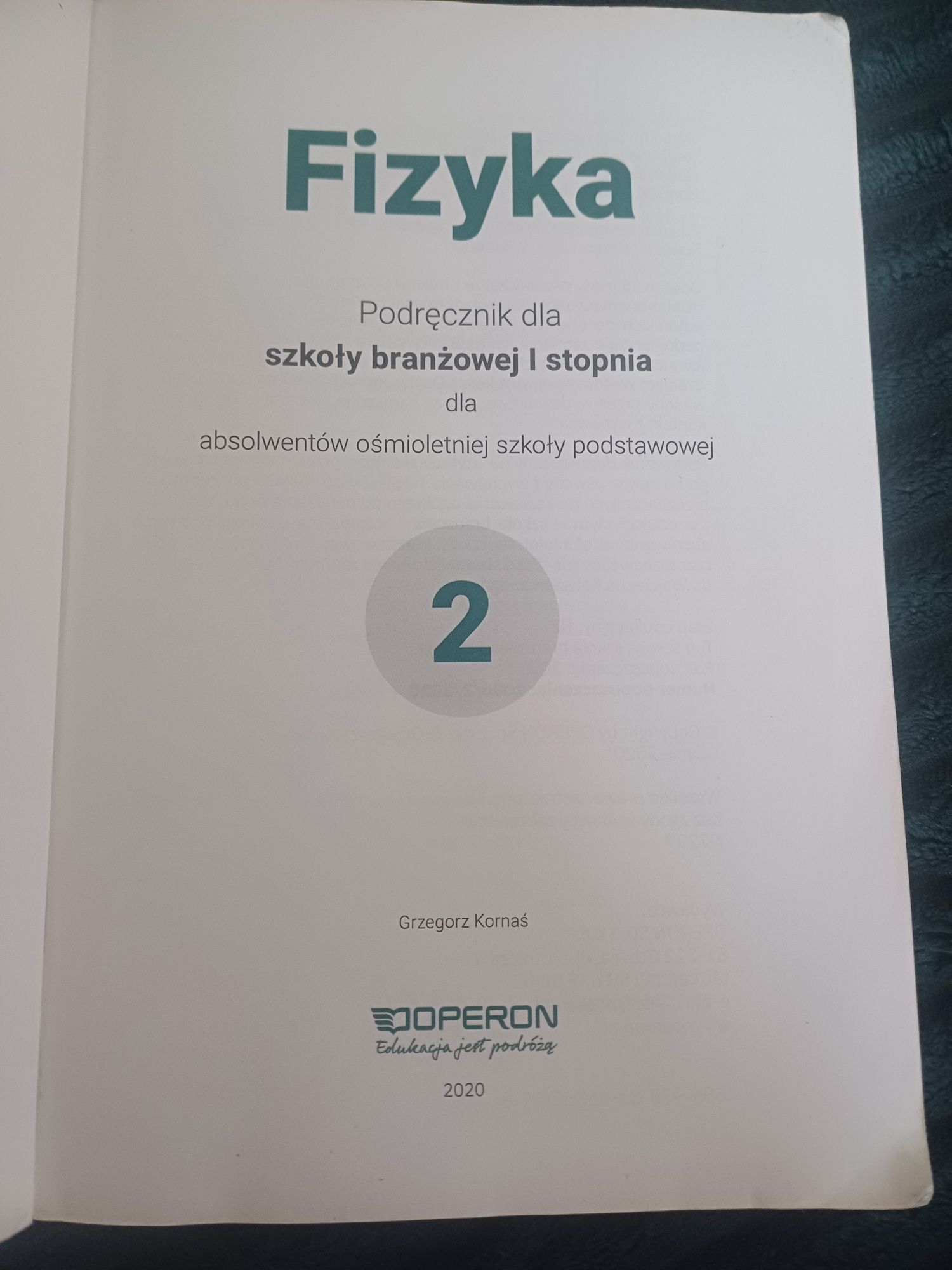 Książka do fizyki