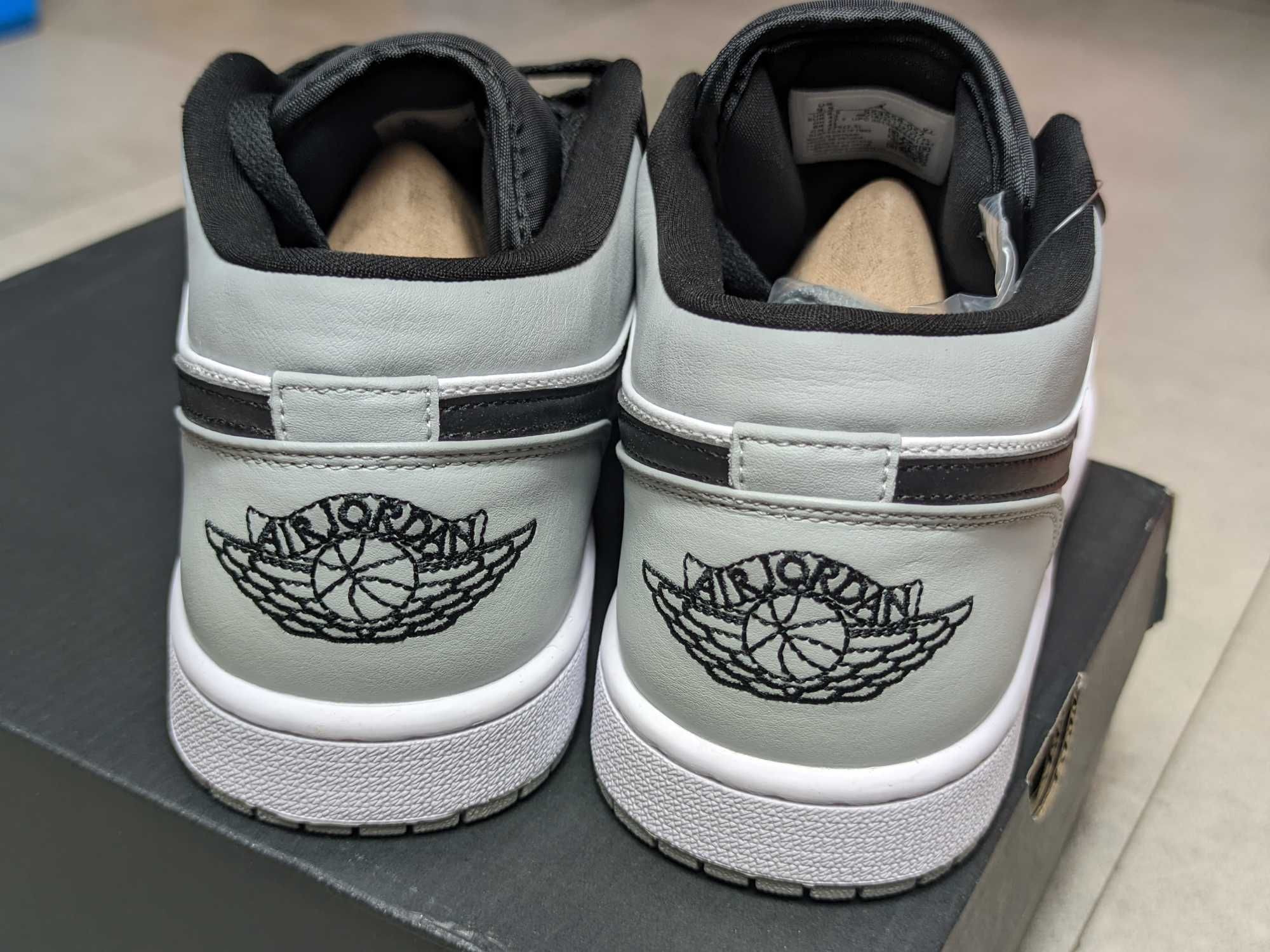 Jordan 1 Low Shadow Toe  553558-052 (42, 43, 44, 44.5)