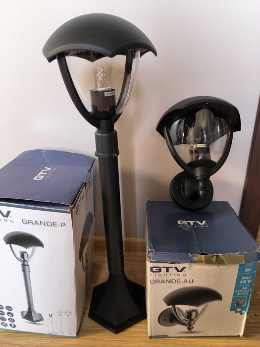 Lampy ogrodowe, stylowa oprawa oświetleniowa - słupki GRANDE