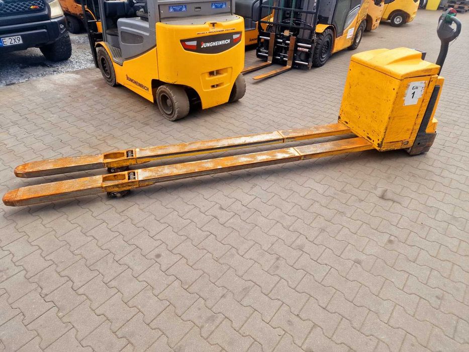 Elektryczny Paleciak Jungheinrich EJE 225 Widły 300cm Wózek unoszący