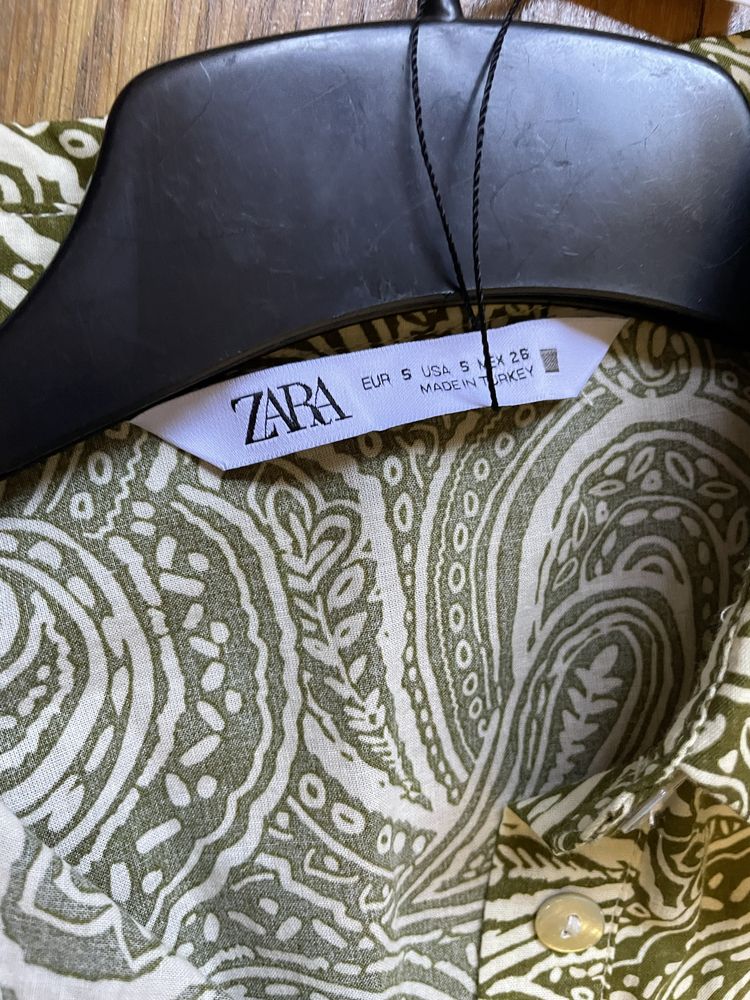 Vestido ZARA verde