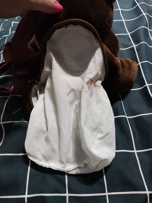 Miś z malym misiem - pleczaczek