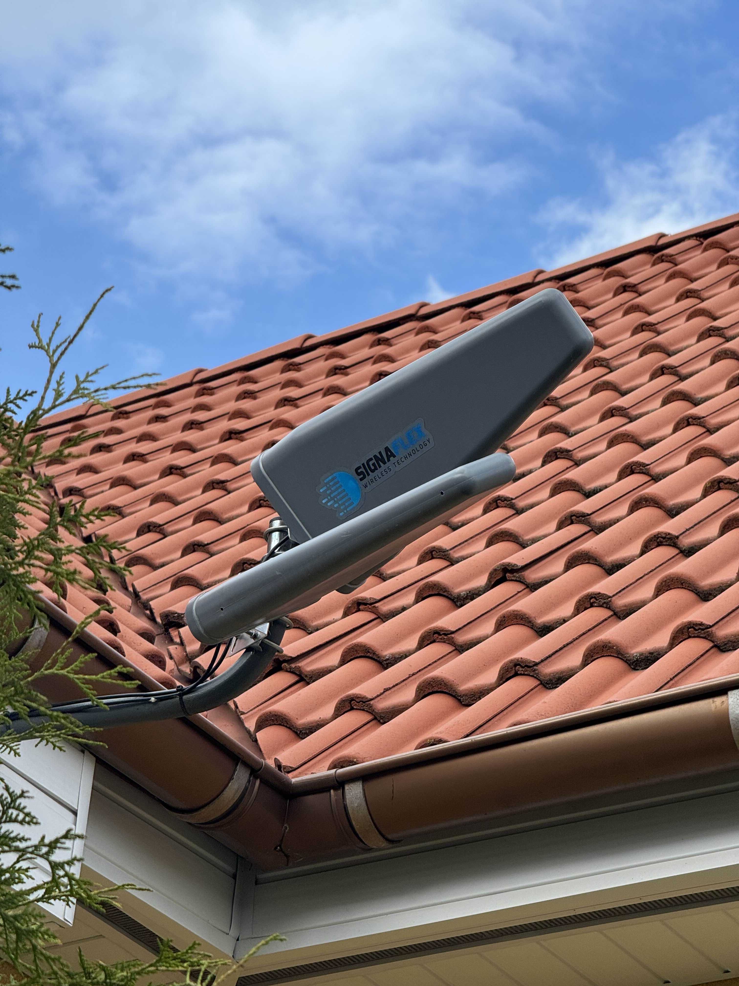 Router Huawei B535 + Antena LTE Signaflex Dual T2 2 x 23dBi