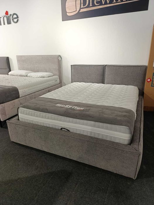 OUTLET Łóżko Hermes 160x200 z pojemnikiem na pościel