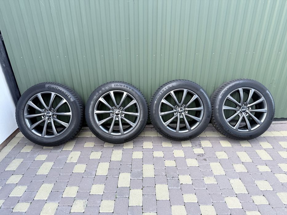 R19 5x112 колеса 235/55R19 Audi/VW/Skoda/Mercedes Continental 7мм 22р.
