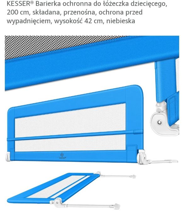 Barierka zabezpieczająca łóżko 200cm kesser