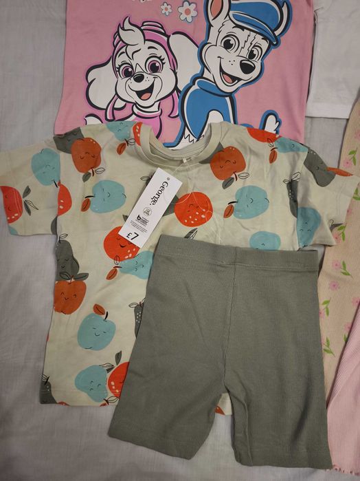 Літній костюм, футболка, шорти р.98 на дівчинку George Англія нові