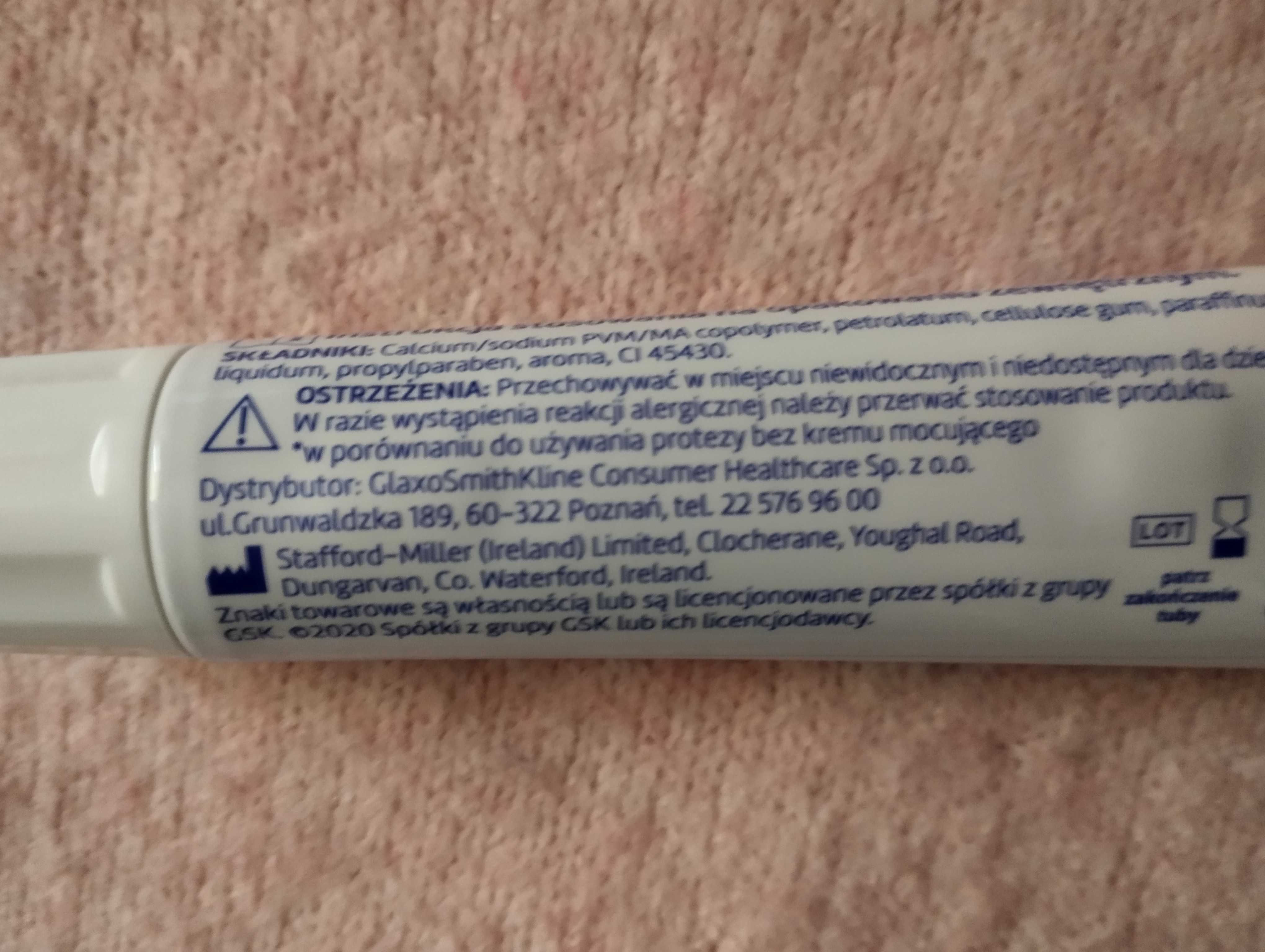 COREGA 70g Kremy mocujące do protez zębowych - Super Mocny Mam dwie