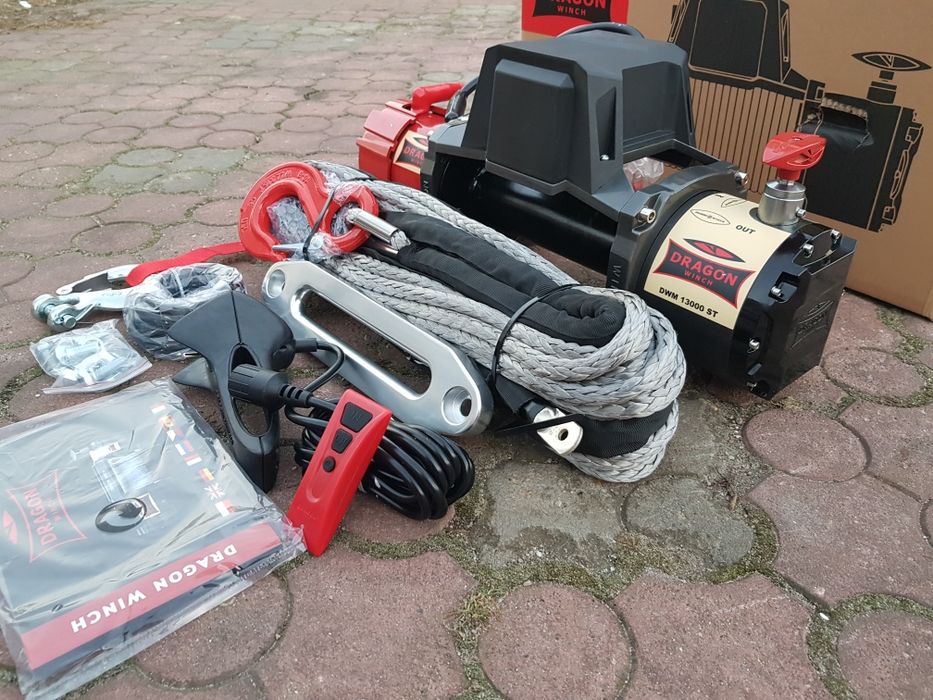 Wyciągarka, wciągarka samochodowa Dragon Winch DWM 13000 ST SYNTETYK