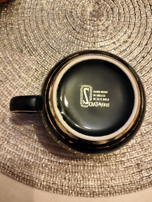 Serwis grecki że złocony