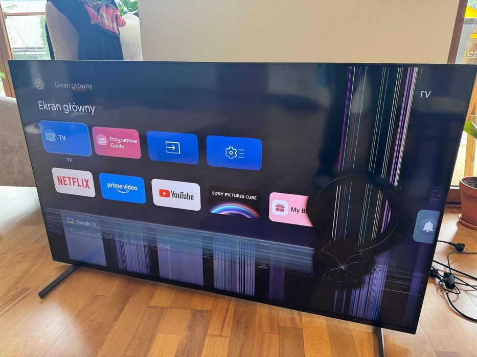 TV SONY BRAVIA XR 55 cali - uszkodzona matryca