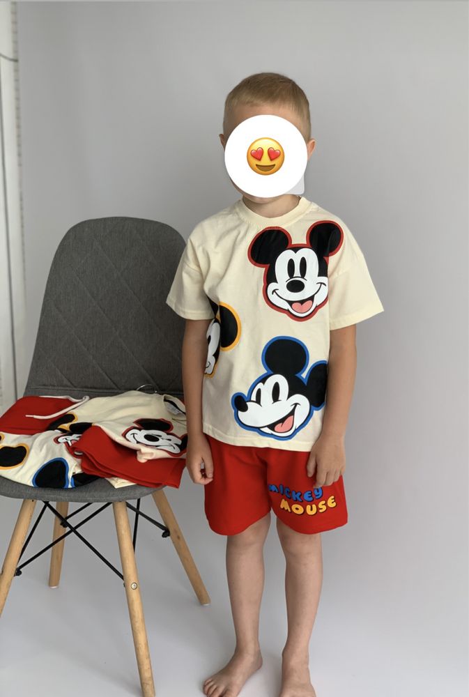 Комплект дитячий новий ZARA шорти + футболка