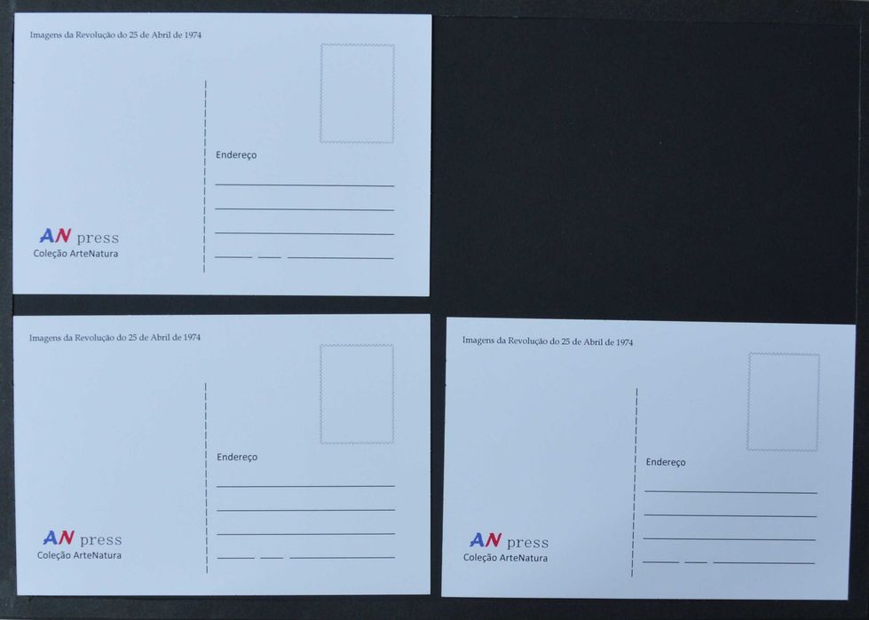 Postais - 7 unidades - 25 de abril - olx X10478