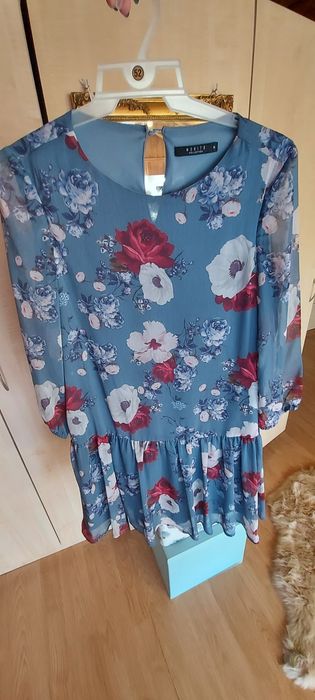 Nowa sukienka mohito xs s kwiaty oversize