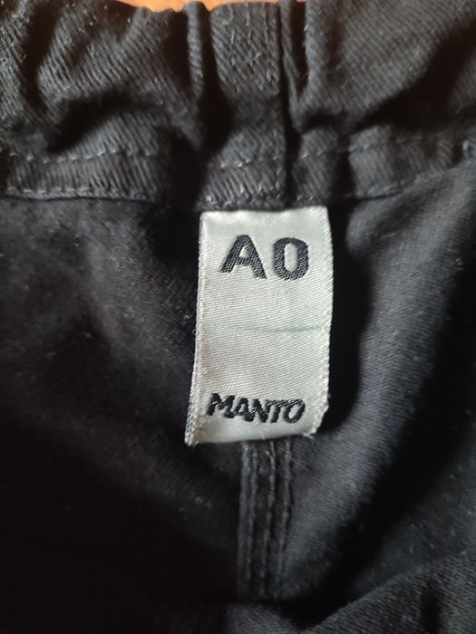 Kimono Manto do judo lub  ju jitsu K0 czarne , z pasem