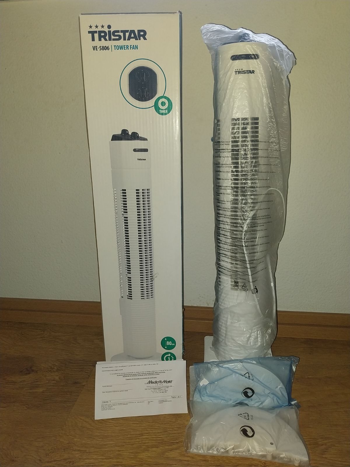 Torre de ventilador elétrico TRISTAR