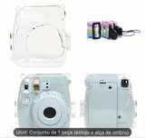 Em varias cores Artigos Novos Capa Instax Polaroid Transparente + alça