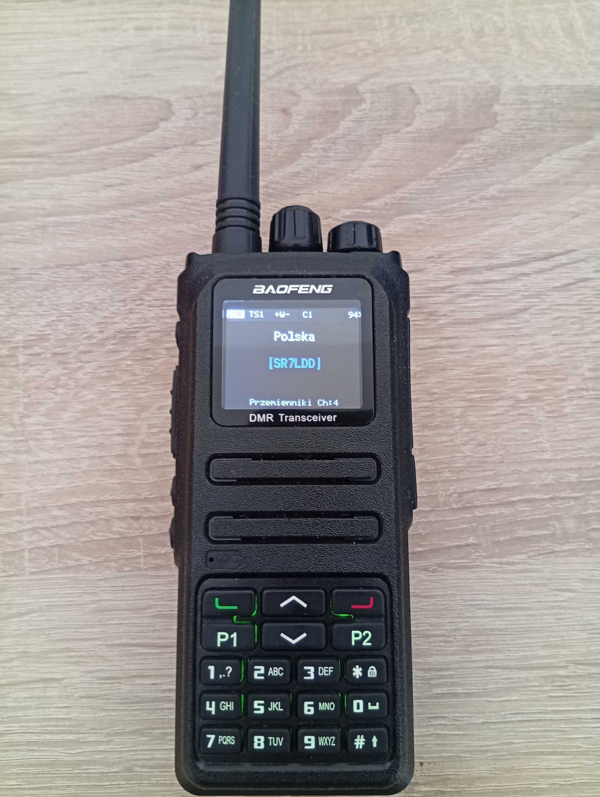 Baofeng DM-1701 DMR OpenGD77 + kabel do programowania