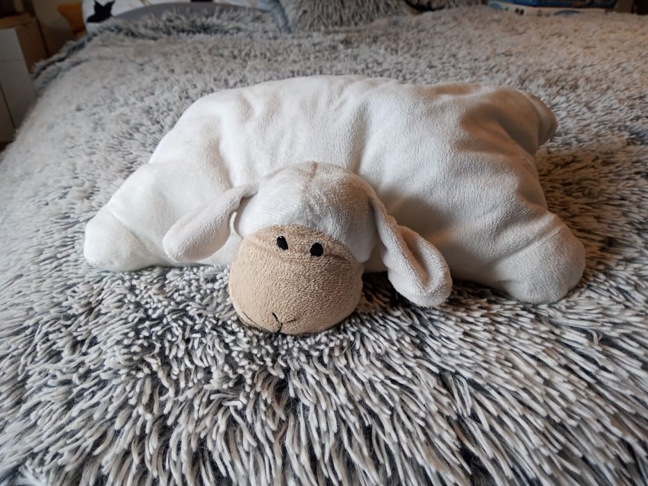 Poduszka maskotka owieczka biała owca