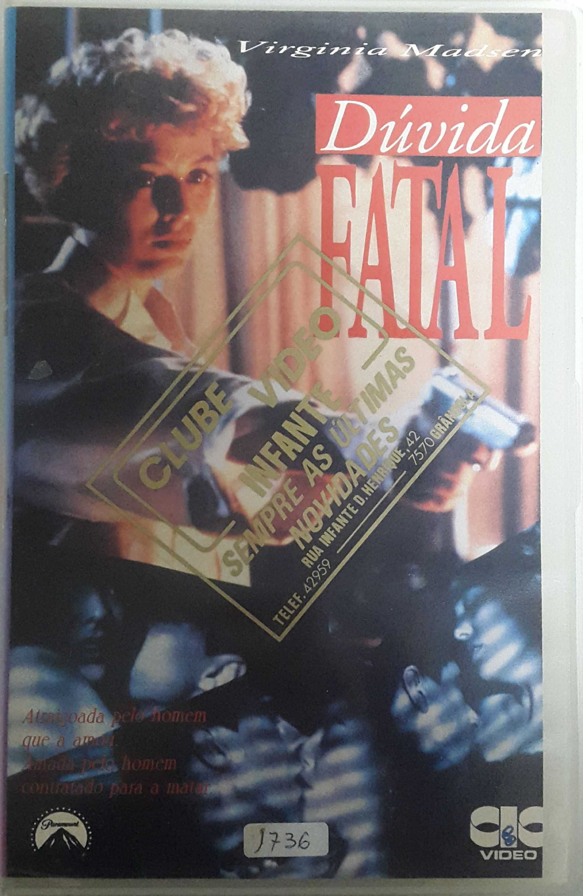 89° Pack de 8 filmes VHS