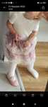 Piękny zestaw 86/92 body + spódnica wesele chrzest inne H&M handmade