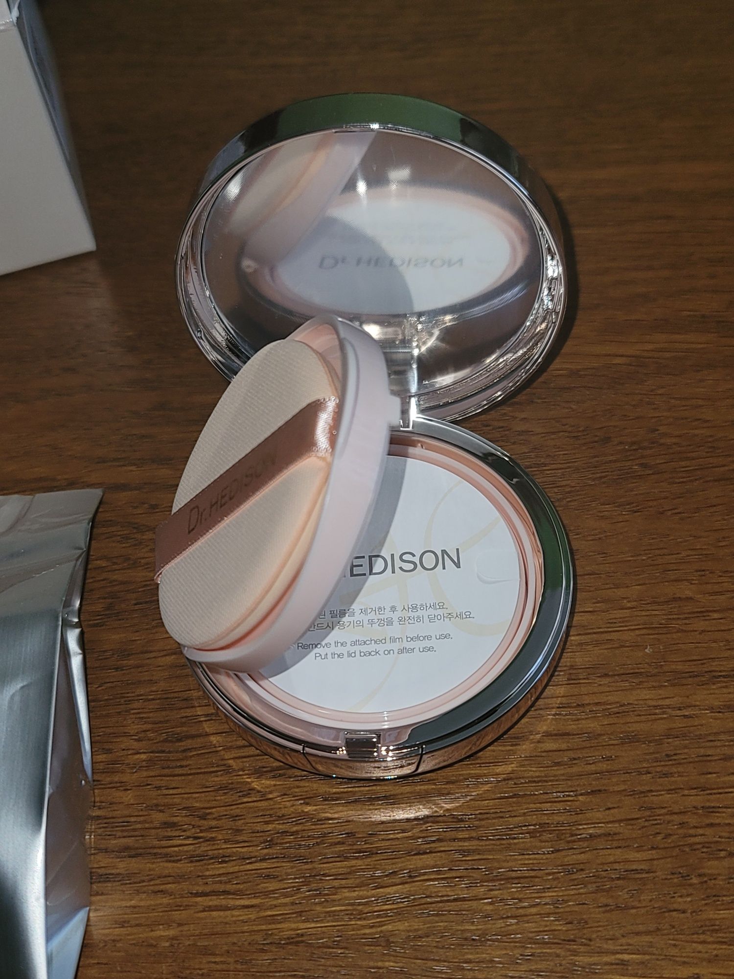 Dr.Hedison miracle cushion spf50, профес.кушон зі смарт пігментами.