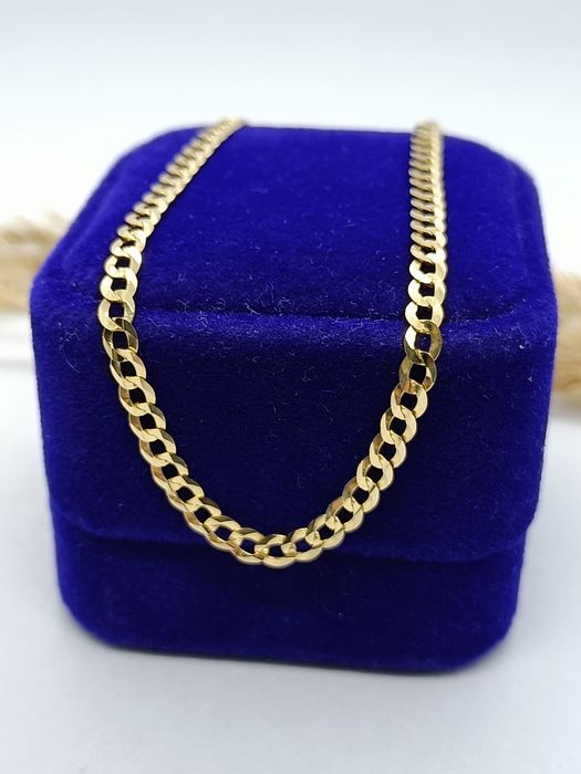 Bransoletka pancerka ze złota, złoto pr 585