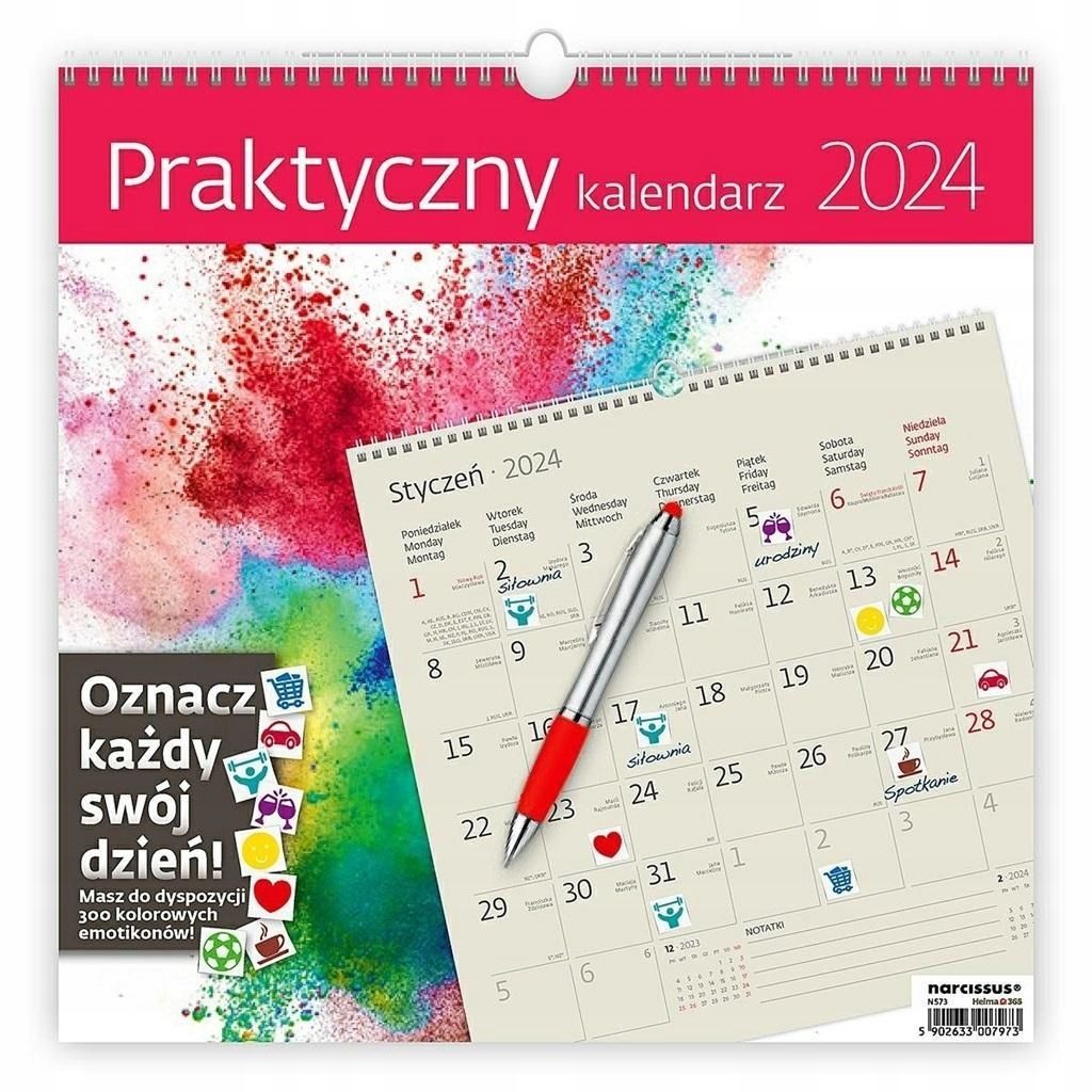 Kalendarz 2023/30x30 Praktyczny Helma