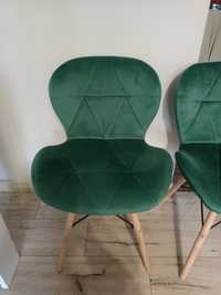 Krzesła loftowe butelkowa zieleń