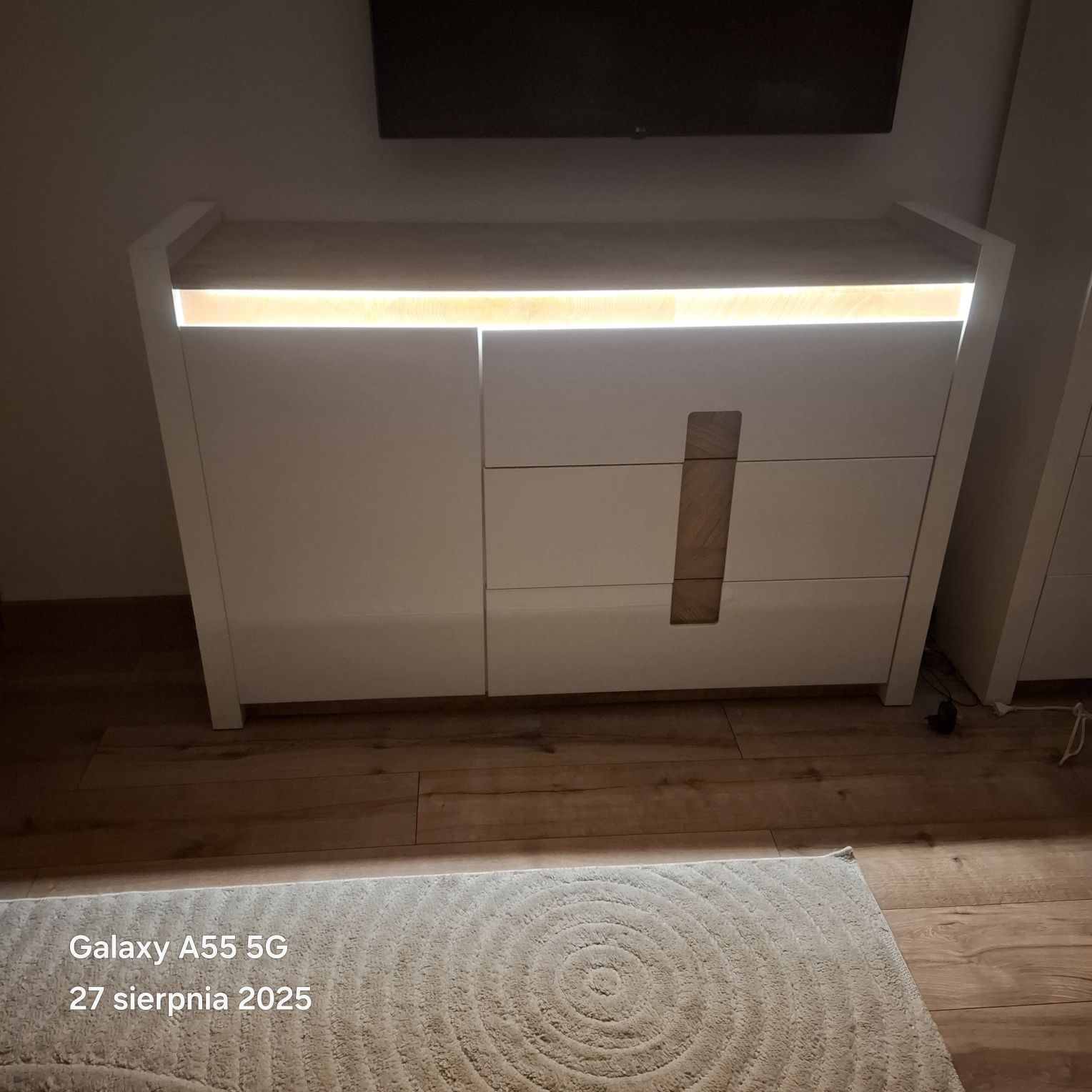 Komplet komoda i witryna