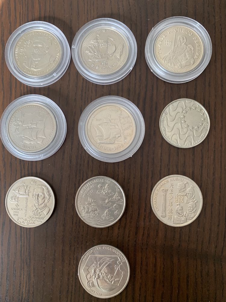 Moedas de escudo de coleção