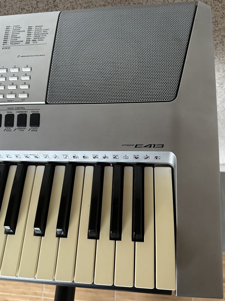 Yamaha psr е413 синтезатор пианино