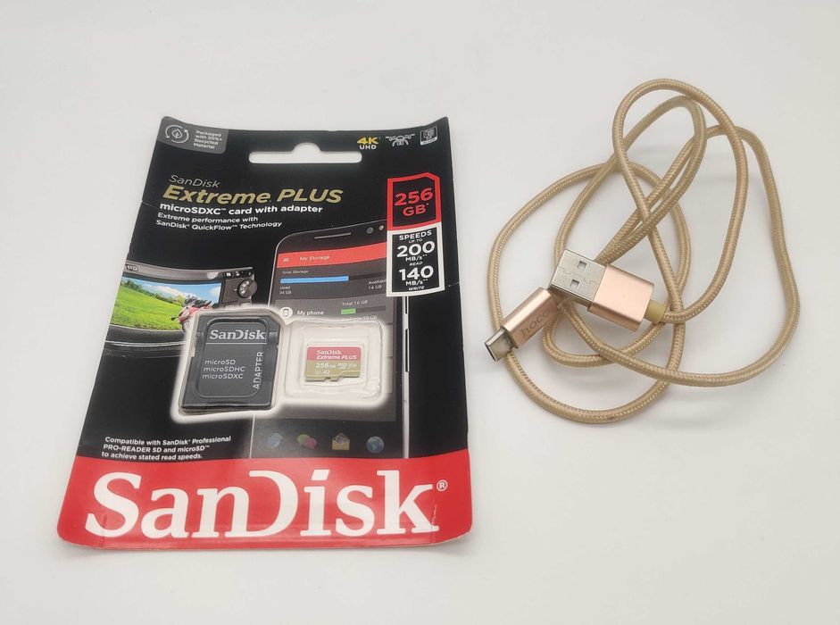 Micro SD SanDisk extreme 256GB (V30) нова якісна карта пам'яті флешка