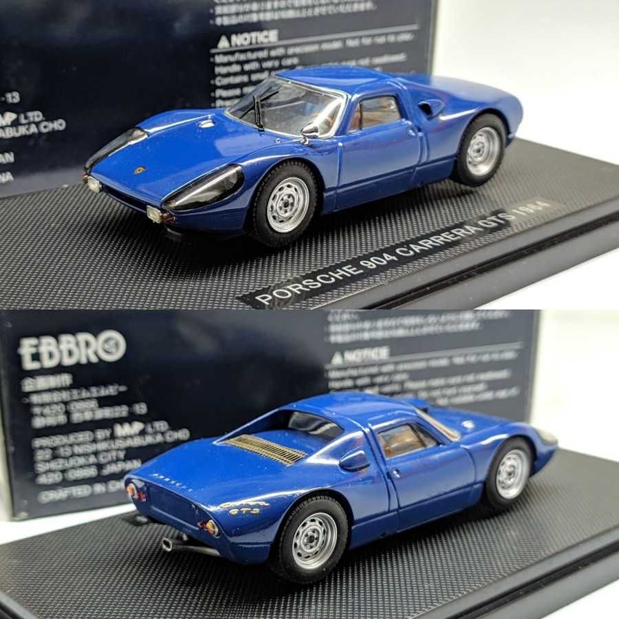 1/43 Porsche 904 Carrera Gts 1964 Blue - Ebbro