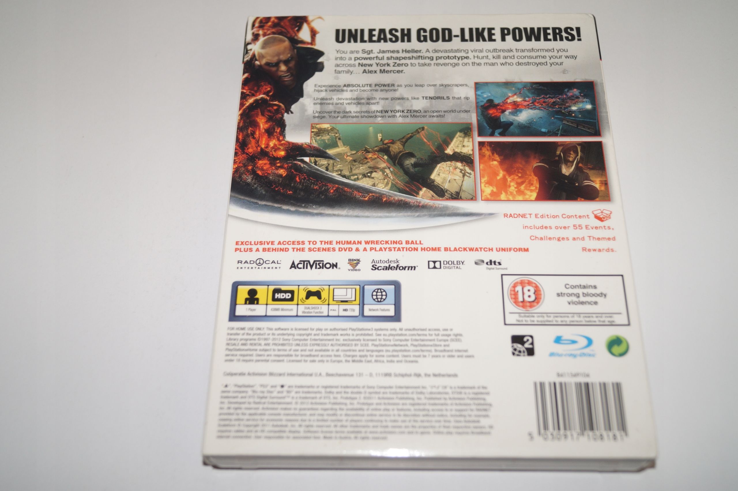 Prototype 2 + The Making Of Prototype 2 Sony Playstation 3 (Ps3)
