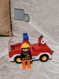 Playmobil 1 2 3 wóz strażacki straż pożarna